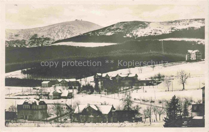 74031530 Brueckenberg Krummhuebel Riesengebirge PL Winterpanorama