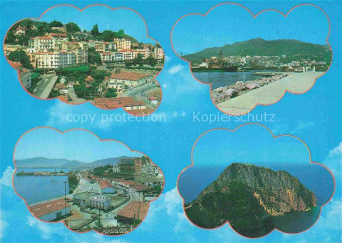 74032337 Bejaia Bougie Algerie Teilansichten Kuestenpanorama Luftaufnahme