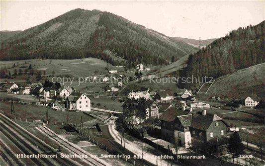 74032869 Steinhaus Semmering Niederoesterreich AT Panorama Hoehenluftkurort