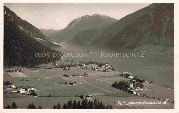 74032872 Pertisau Achensee Tirol AT Panorama Blick auf den Achensee