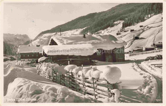 74032874 Gerlos Zillertal Tirol AT Teilansicht Wintersportplatz Zillertaler Alpe