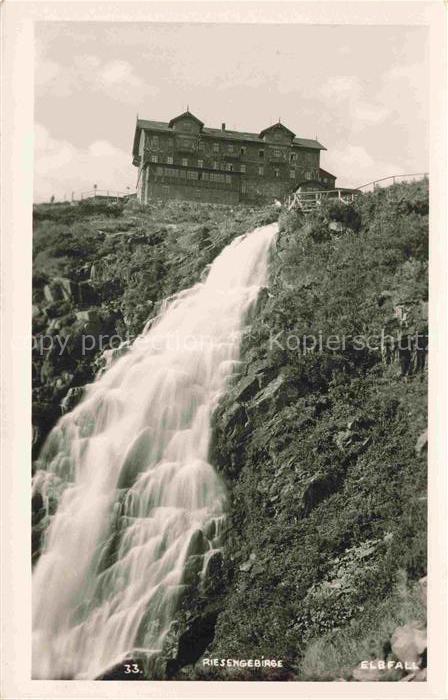 74033525 Spindleruv Mlyn Spindelmuehle Riesengebirge CZ Elbfall Bergbaude