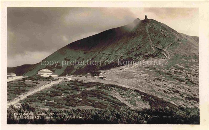 74032973 Karpacz Krummhuebel Riesengebirge PL Panorama Blick zur Schneekoppe Ber