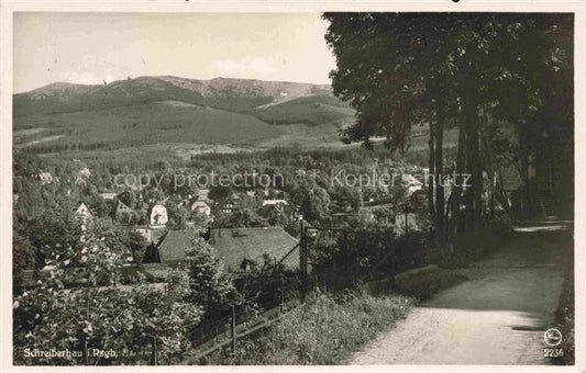 74032984 Schreiberhau Szklarska Poreba Riesengebirge PL Panorama im Hintergrund