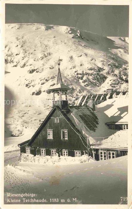 74033543 Karpacz Krummhuebel Riesengebirge PL Kleine Teichbaude Winter im Riesen