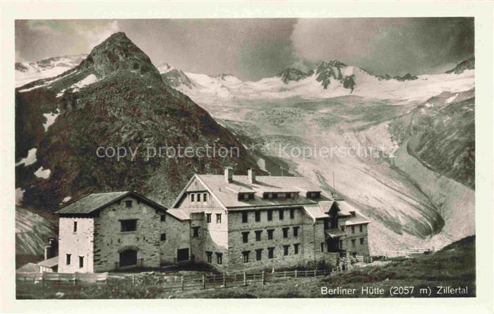 74033551 Mayrhofen  Zillertal Tirol AT Berliner Huette Berghaus Zillertaler Alpe