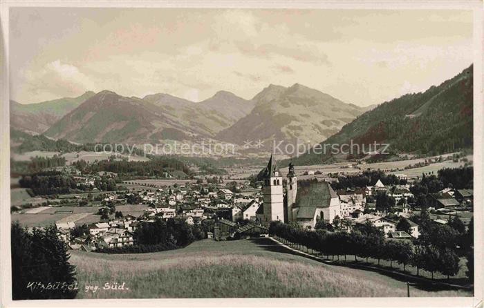 74033002 Kitzbuehel Tirol AT Panorama Blick gegen Sueden Alpenpanorama