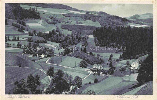 74033016 Bad Reinerz Niederschlesien Duszniki-Zdroj PL Panorama Kohlauer Tal Kup