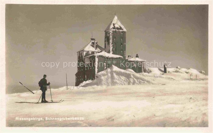 74033580 Karpacz Krummhuebel Riesengebirge PL Schneegrubenbaude Winterlandschaft