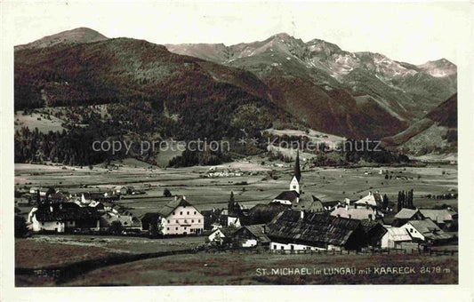 74033293 Sankt Michael Lungau Panorama Blick gegen Kaareck