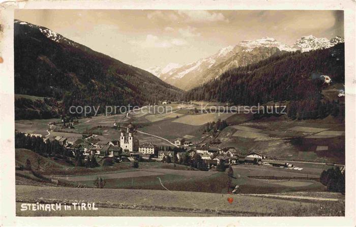 74033299 Steinach Tirol Brenner AT Panorama Alpen