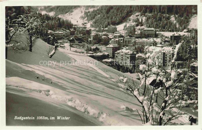 74033305 Badgastein BAD GASTEIN Pinzgau Pongau AT Winterpanorama