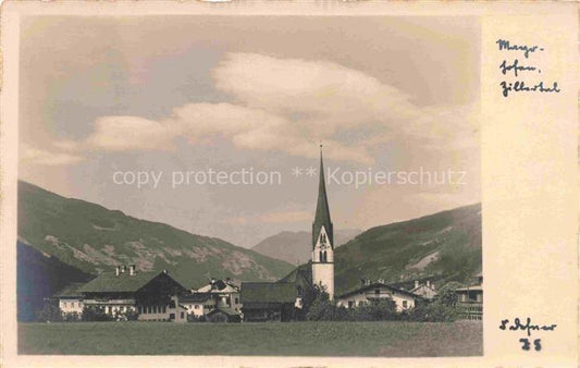 74033309 Mayrhofen  Zillertal Tirol AT Ortsansicht mit Kirche