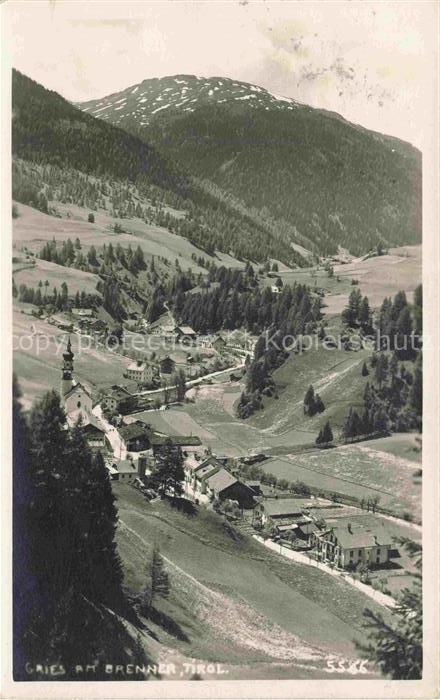 74033321 Gries Brenner Noesslach Tirol AT Panorama Blick ins Tal