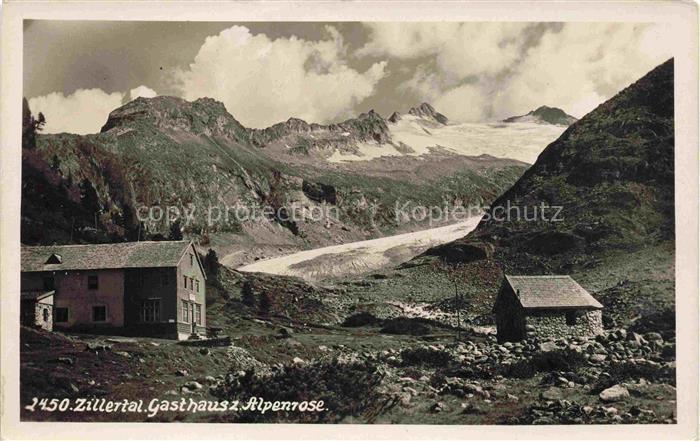 74033327 Ginzling Mayrhofen Tirol AT Gasthaus zur Alpenrose Zillertal Gletscher