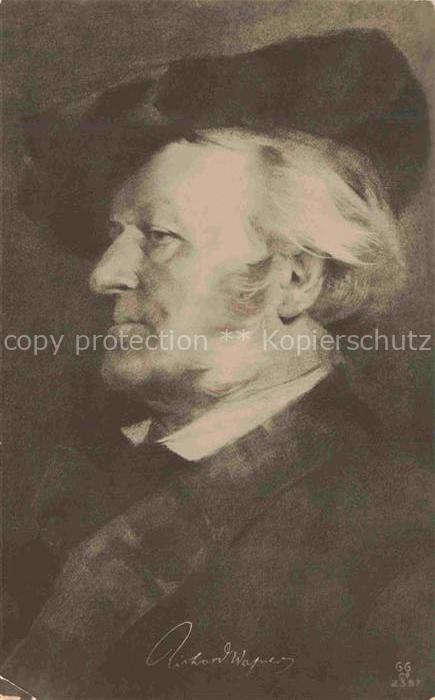 74027720 Wagner Richard Kuenstlerkarte 2357 Portraet