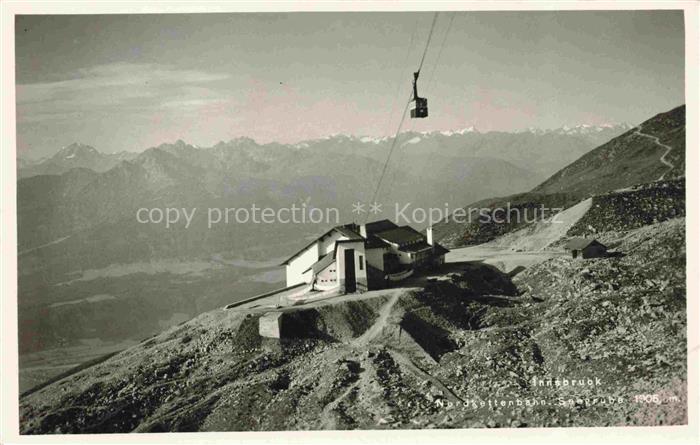 74027740 Seilbahn Cable-Car Telepherique Innsbrueck Nordkettenbahn Seegrube