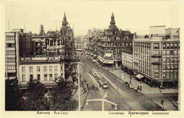 74028623 Strassenbahn Tramway-- Anvers Rue Leys