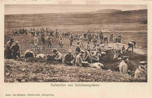 74029512 Militaria Schuetzengraben Aufwerfen Kuehlewindt Koenigsberg