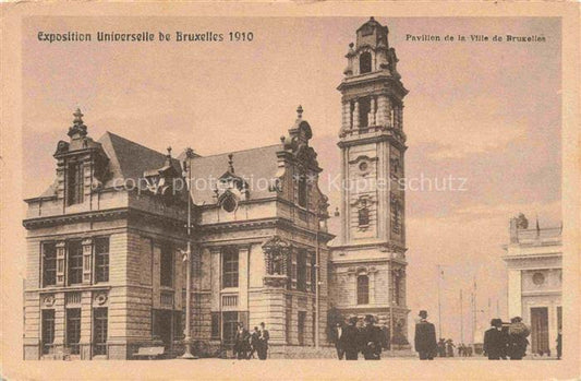 74029522 Exposition Universelle Bruxelles 1910 Pavillon de la Ville de Bruxelles