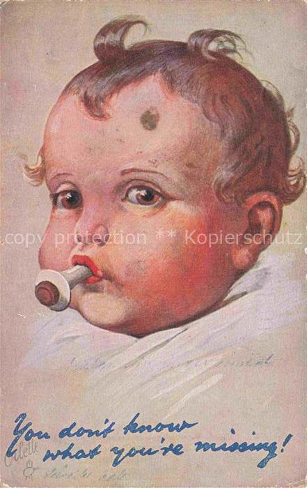 74030045 Verlag Tucks Oilette Serie Nr. 8706 Baby