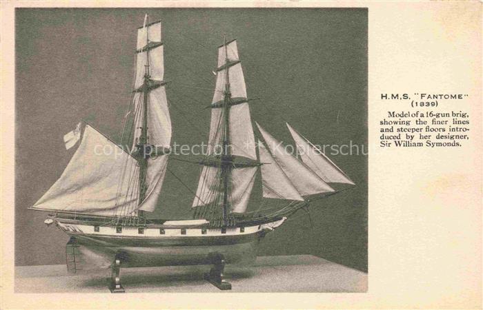 74030111 Segelschiffe Sailing Ship Navire a Voiles Barco de Vela-- H.M.S. Fantom