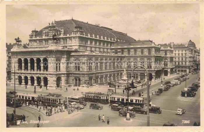 74030116 Strassenbahn Tramway-- Wien Staatsoper