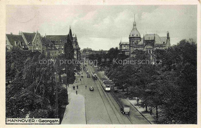 74030125 Strassenbahn Tramway-- Hannover Georgstrasse