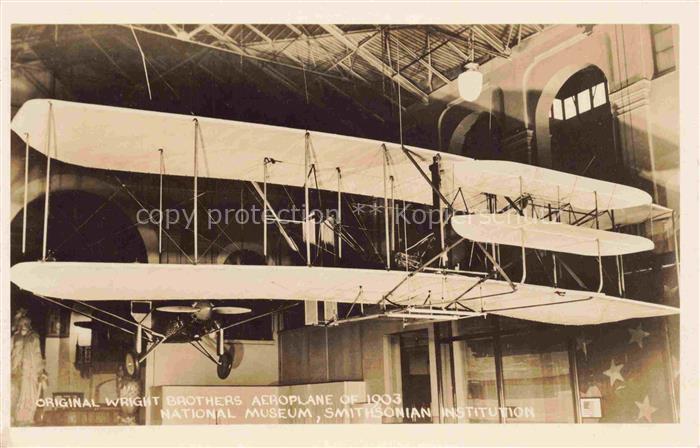 74030136 Flugpionier Aviatik Wright Brothers aeroplane of 1903 Swithsonian