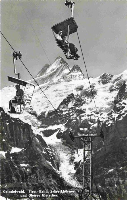 74030138 Sessellift Chairlift Telesiege Grindelwald