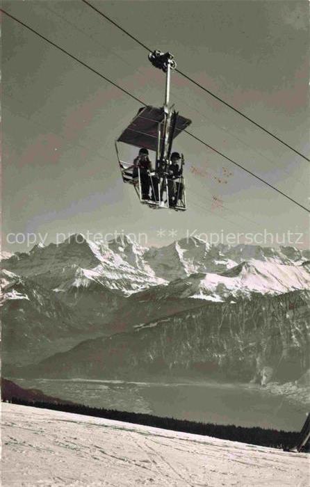 74030632 Sessellift Chairlift Telesiege Beatenberg Niederhorn