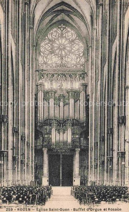 74030640 Orgel Kirchenorgel Organ Orgue Rouen Eglise Saint Ouen