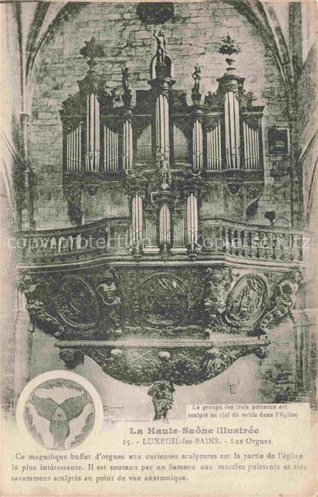 74030658 Orgel Kirchenorgel Organ Orgue Haute Saone illustree