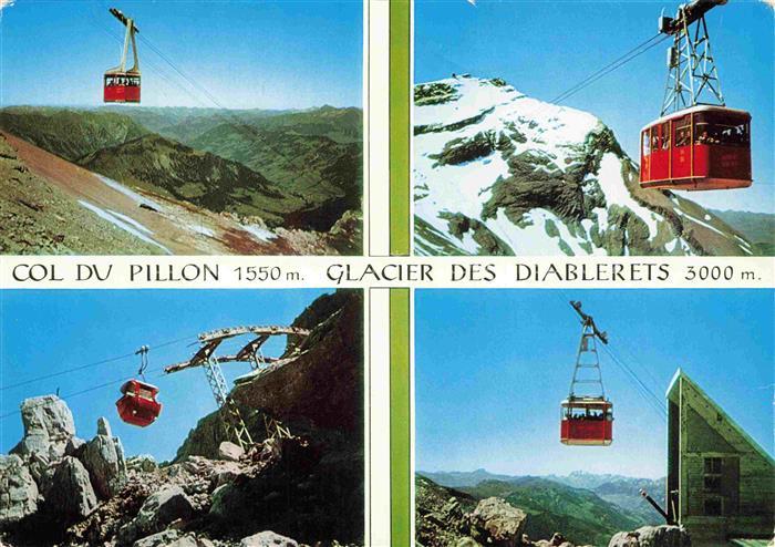 74031215 Seilbahn Cable-Car Telepherique Col du Pillon Glacier des Diablerets