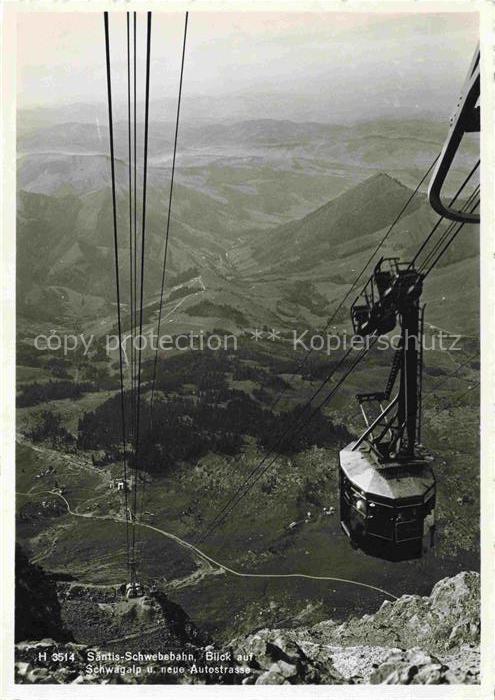 74031220 Seilbahn Cable-Car Telepherique Saentis