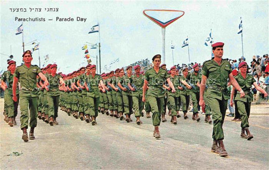 74031854 Militaria Israel Parachutists Parade Day