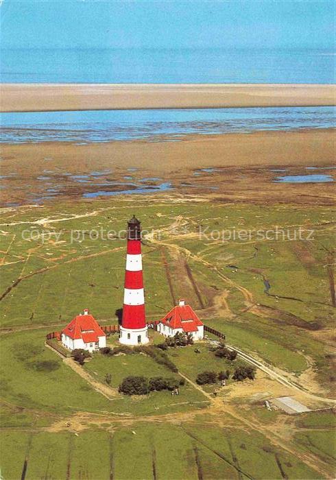 74032223 Leuchtturm Lighthouse Faro Phare-- Halbinsel Eiderstedt Westerhever