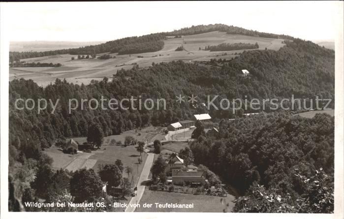 11738104 Wildgrund Oberschlesien Blick von der Teufelskanzel