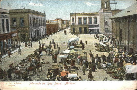 31738251 Mexico Mercado de San Juon Litho