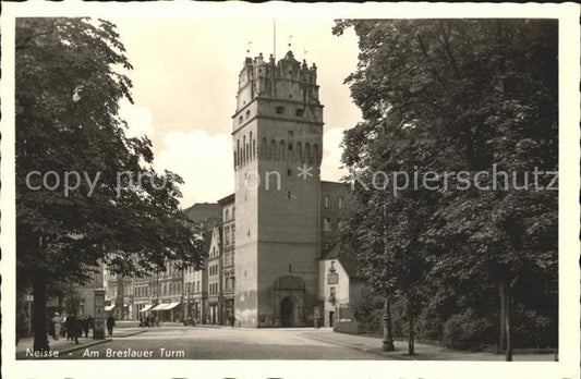 11739448 Neisse Oberschlesien Am Breslauer Turm