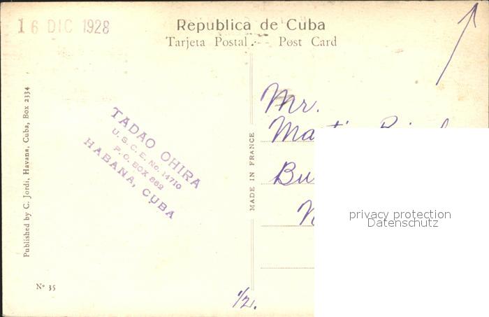 11735118 Habana Havana Castillo del Morro stamp on postcard