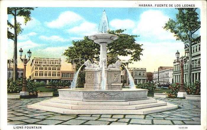 11735126 Habana Havana Fuente de los Leones