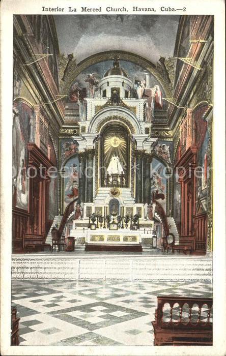 11735127 La Havane Habana Intérieur Église La Merced