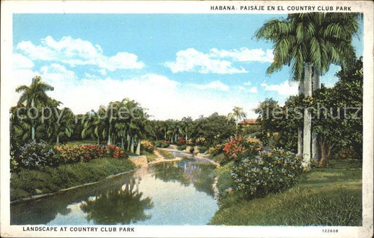 11735138 Habana Havana Paisaje dans le parc du Country Club