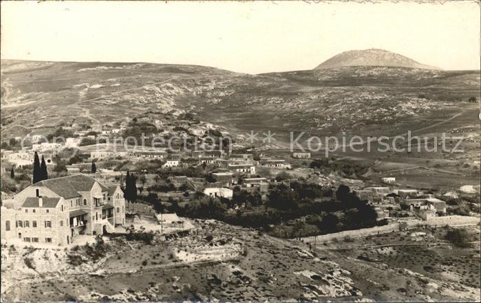 11735206 Nazareth Israël Panorama avec le Mont Thabor