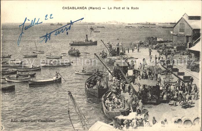 31735357 Casablanca Port et la Rade Bateaux