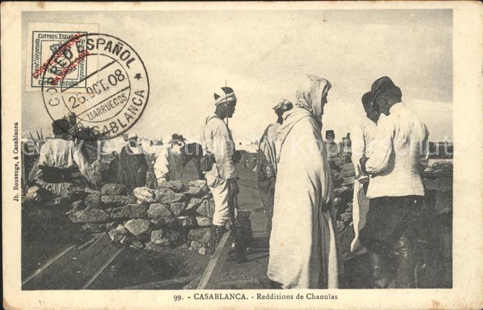 31735695 Casablanca Redditions de Chaouias Stempel auf AK