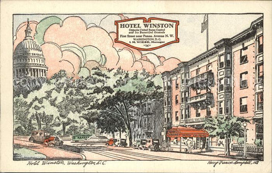 31735742 Washington DC Hotel Winston Litho