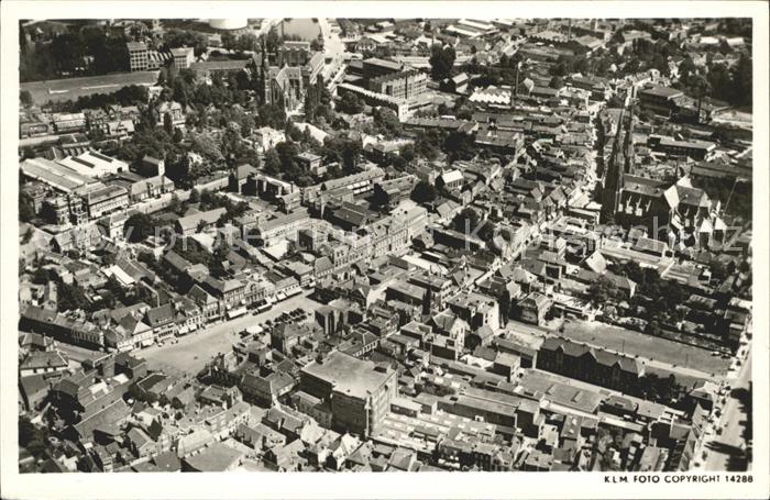 12044496 Eindhoven Netherlands Centrum kerk Fliegeraufnahme