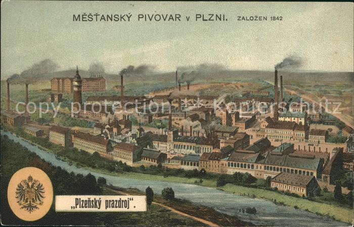 32101116 Plzen Pilsen Mestansky Pivovar Litho